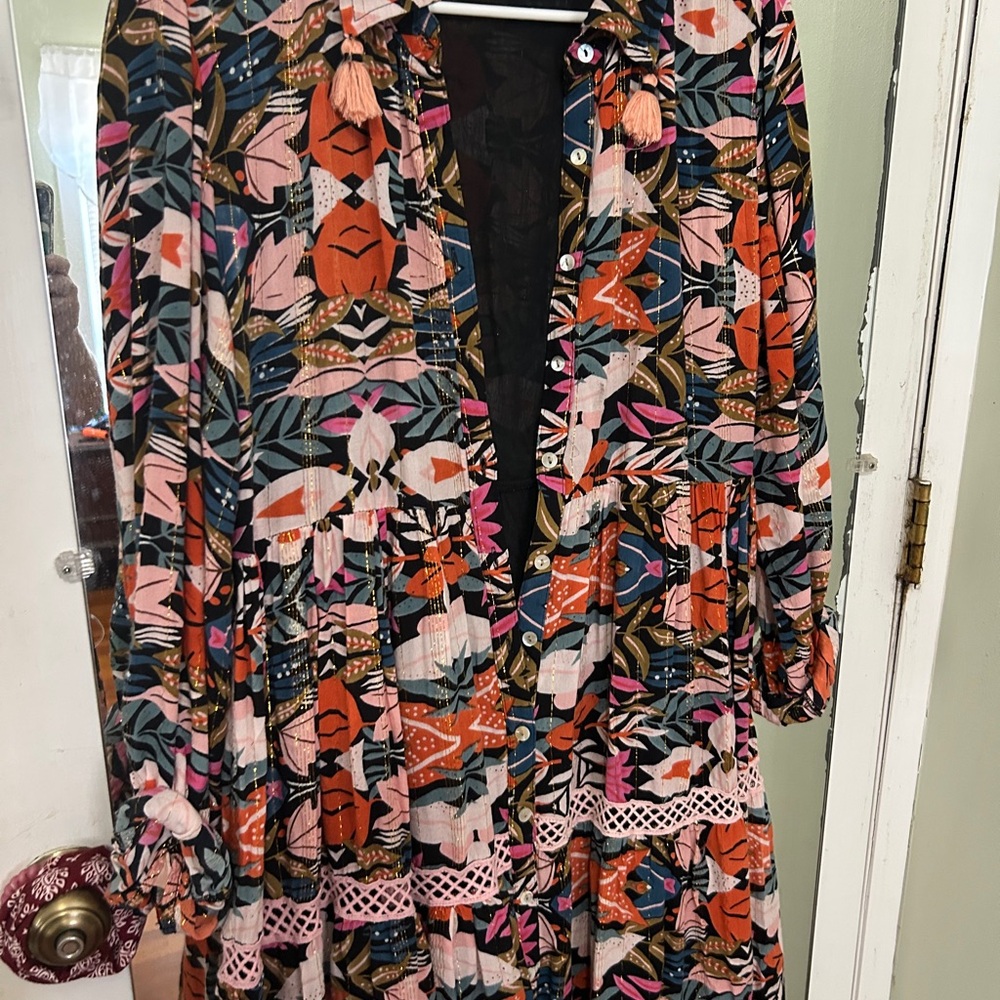 Barok Multicolor Patterned dress - Picture 3 of 9